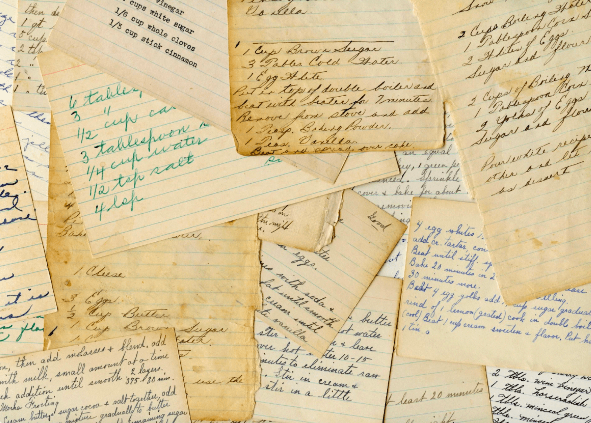 Recipes Treasury background